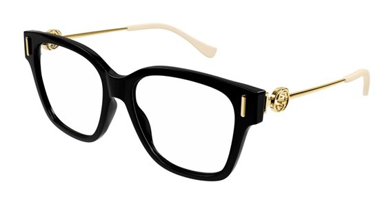 Women's gucci cheap eyeglass frames black